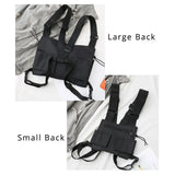 Tactical Chest Bag Bullet Hip Hop Vest Streetwear Bag