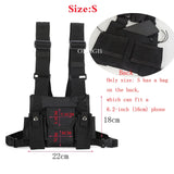 Tactical Chest Bag Streetwear Hip Hop Vest Waist Pack Women Chest Rig Bag