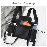 Tactical Chest Bag Bullet Hip Hop Vest Streetwear Bag