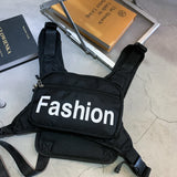Tactical Chest Bag Hip Hop Vest Streetwear Nylon Waist Pack Outdoor