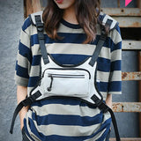 Reflective Chest Rig Bag Functional Tactical Streetwear Vest Bag