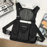 Functional Tactical Chest Rig Bag for Woman Hip Hop Vest Streetwear Bag