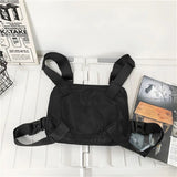 Functional Tactical Chest Rig Bag for Woman Hip Hop Vest Streetwear Bag