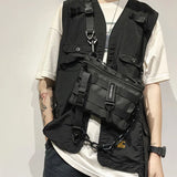 Tactical Chest Rig Bag for Woman Hip Hop Vest Streetwear Bag