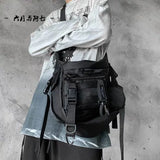 Japanese Canvas Functional Workwear Bag Large Capacity Messenger Bag