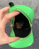 Retro Phone Style Women Patent Leather Shoulder Chain Bag