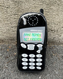 Retro Phone Style Women Patent Leather Shoulder Chain Bag