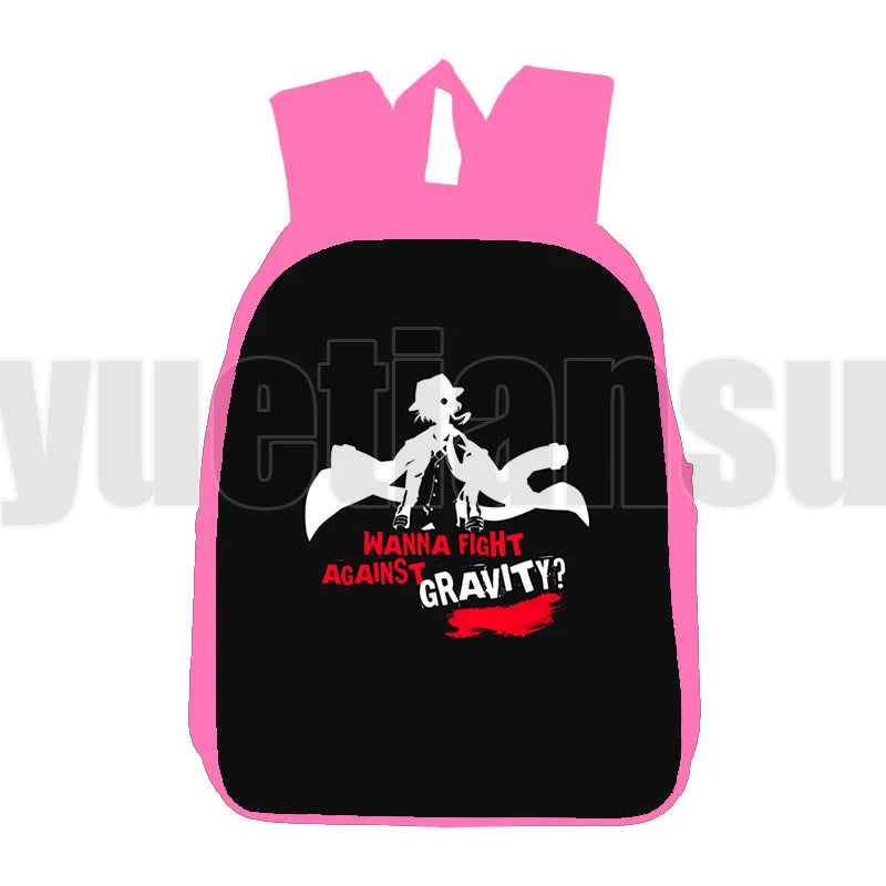 Funny 3D Bungou Stray Dogs Backpack 12/16 Inch Pink Merch Cartoon Bookbag