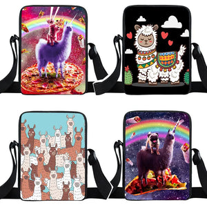 Funny Llama/Alpaca Crossbody Bag for Ladies Travel