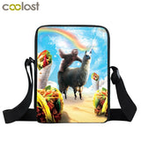 Funny Llama/Alpaca Crossbody Bag for Ladies Travel