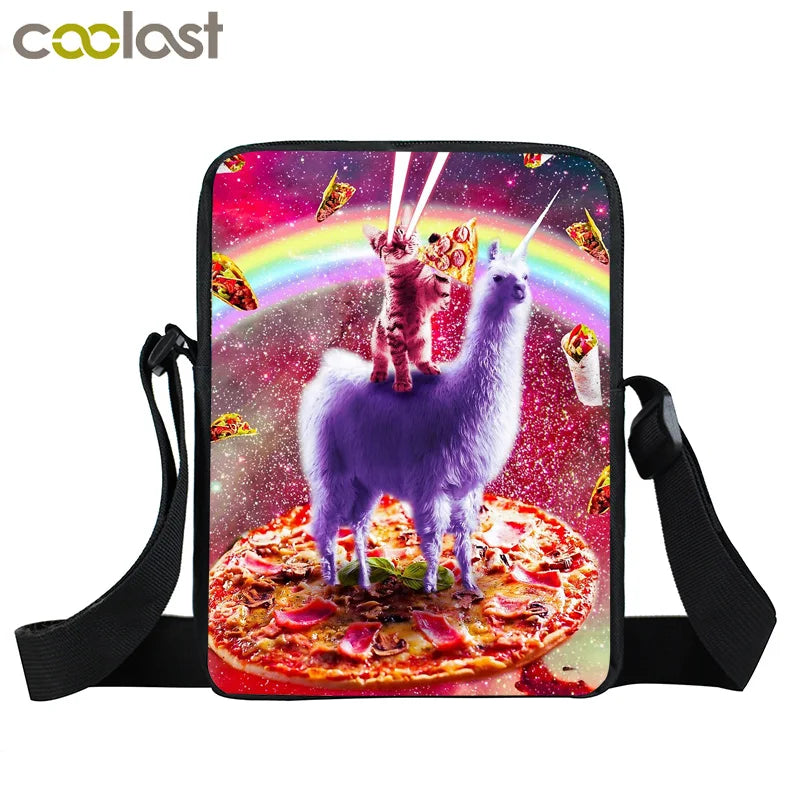 Funny Llama/Alpaca Crossbody Bag for Ladies Travel