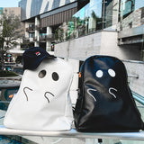 Funny Backpacks Women Tourist Casual Waterproof PU Fabric Large Capacity