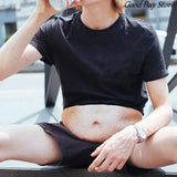 Funny Beer Belly Purse Novelty Waist Bag Women Men Storage Pouch