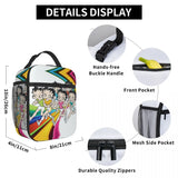 Betty Boops Animation Insulated Lunch Tote Bag Portable Thermal Cooler Food Box