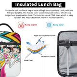 Betty Boops Animation Insulated Lunch Tote Bag Portable Thermal Cooler Food Box