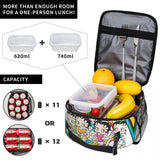 Betty Boops Animation Insulated Lunch Tote Bag Portable Thermal Cooler Food Box