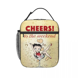 Betty Boop Cheers Insulated Lunch Bag
