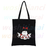 Funny Cartoon Mafalda Harajuku 90s Shopping Canvas Bag Female Girl Tote