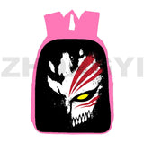 Bleach Anime 3D Backpack Pink Canvas Bag for Women Kids School Waterproof