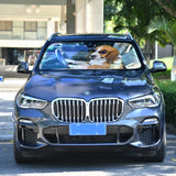 Funny Dog Auto Parts Car Decoration Sunshade Car Windshield Sunshade
