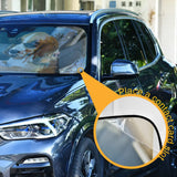 Funny Dog Auto Parts Car Decoration Sunshade Car Windshield Sunshade
