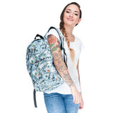 Funny Dollar Printing College Backpacks Laptop Computer Backpack For Teenager
