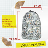 Funny Dollar Printing College Backpacks Laptop Computer Backpack For Teenager