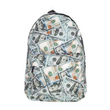 Funny Dollar Printing College Backpacks Laptop Computer Backpack For Teenager