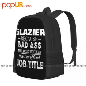 Funny Glazier Backpack Large Capacity Training Gym Tote Bag