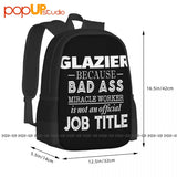 Funny Glazier Backpack Large Capacity Training Gym Tote Bag