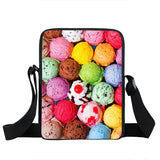 Galaxy Donuts Messenger Bag Women Handbag
