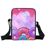 Galaxy Donuts Messenger Bag Women Handbag