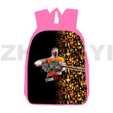 3D Female Laptop College Mochila Canvas School Bag