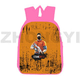 3D Female Laptop College Mochila Canvas School Bag
