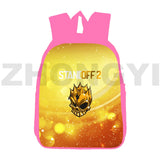 3D Female Laptop College Mochila Canvas School Bag