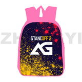 3D Female Laptop College Mochila Canvas School Bag
