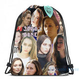 Graphic Print Alycia Debnam Carey Collage USB Charge Backpack