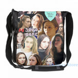 Graphic Print Alycia Debnam Carey Collage USB Charge Backpack