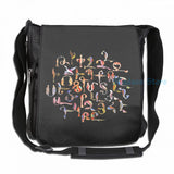 Armenian Birds Alphabet USB Charge Backpack Men Women Travel Laptop Bag