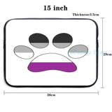Asexual Paw Print USB Charge Backpack School Travel Laptop Bag
