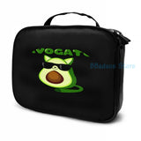 Avogato Funny Avocado Cat Lover USB Charge Backpack men Women Travel laptop bag