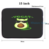 Avogato Funny Avocado Cat Lover USB Charge Backpack men Women Travel laptop bag