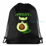 Avogato Funny Avocado Cat Lover USB Charge Backpack men Women Travel laptop bag