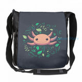 Funny Axolotl Print USB Charge Backpack for School and Travel