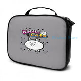 Funny Graphic print Battle Cats USB Charge Backpack School bag