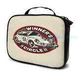 Funny Graphic Biker Herbie USB Charge Backpack School Travel Laptop Bag