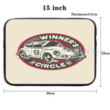 Funny Graphic Biker Herbie USB Charge Backpack School Travel Laptop Bag