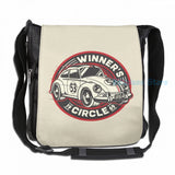 Funny Graphic Biker Herbie USB Charge Backpack School Travel Laptop Bag