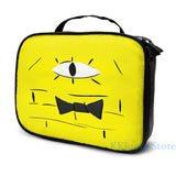 Funny Bill Cipher Close Up USB Charge Backpack School Bag Travel Laptop Bag