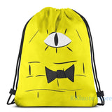Funny Bill Cipher Close Up USB Charge Backpack School Bag Travel Laptop Bag